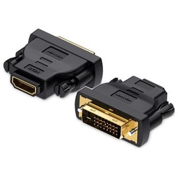 Vention DVI (DVI-D 24+1) Male to HDMI Female Adapter Black (ECDB0)