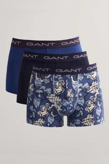 SPODNÍ PRÁDLO GANT FLORAL PRINT TRUNK 3-PACK modrá XL