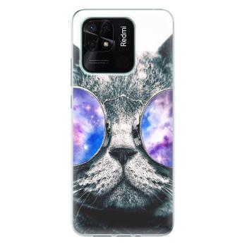 Odolné silikonové pouzdro iSaprio - Galaxy Cat - Xiaomi Redmi 10C