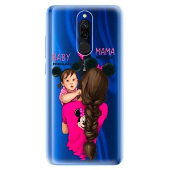 Odolné silikonové pouzdro iSaprio - Mama Mouse Brunette and Girl - Xiaomi Redmi 8