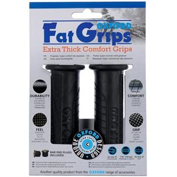 OXFORD gripy Fat grips, (černá pryž, tvrdost pryže medium, pár) (M003-97)