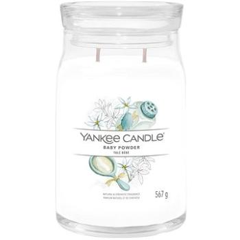 YANKEE CANDLE Signature sklo 2 knoty Baby Powder 567 g (5038581124919)