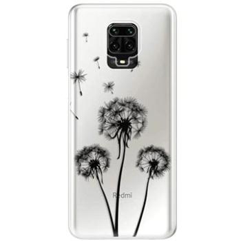 iSaprio Three Dandelions - black pro Xiaomi Redmi Note 9 Pro (danbl-TPU3-XiNote9p)