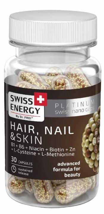 Swiss Energy Hair, Nail a Skin Kapsle s postupným uvolňováním 30 kapslí