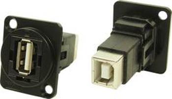 XLR adaptér USB A na USB 2.0 zásuvka B 2.0 adaptér, vestavný Cliff CP30209NMB 1 ks