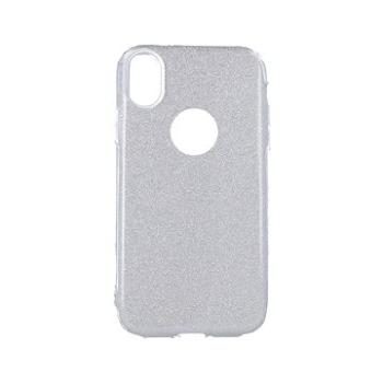 TopQ iPhone XS glitter stříbrné 48635 (Sun-48635)