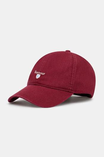 Bavlněná baseballová čepice Barbour Sports Caps černá barva, s aplikací, MHA0274