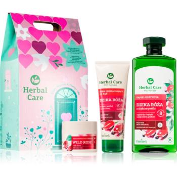 Farmona Herbal Care Wild Rose dárková sada s vyživujícím účinkem 3 ks