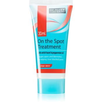 Beauty Formulas Clear Skin On The Spot čisticí gel pro hloubkové čištění 30 ml