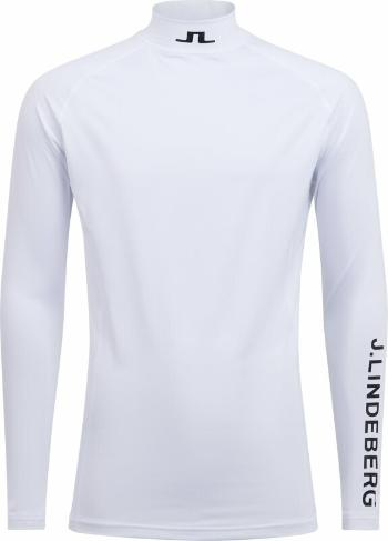 J.Lindeberg Aello Soft Compression Top White/Black XL Termo Oblečení