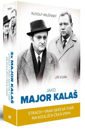 MAJOR KALAŠ kolekce (Strach / Vrah skrývá tvář / Na kolejích čeká vrah) (3 DVD)