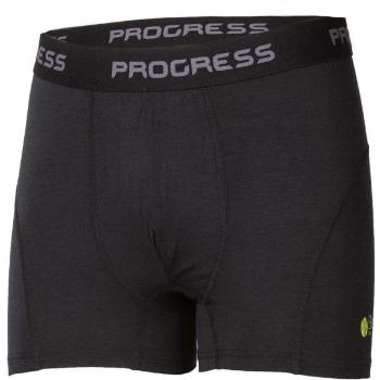 Progress E SKN BAMBUS Pánské boxerky, černá, velikost XL