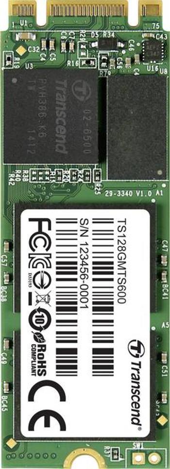 Interní SSD disk SATA M.2 2260 128 GB Transcend 600 Retail TS128GMTS600 M.2 SATA 6 Gb/s