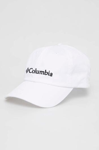 Kšiltovka Columbia bílá barva, s aplikací
