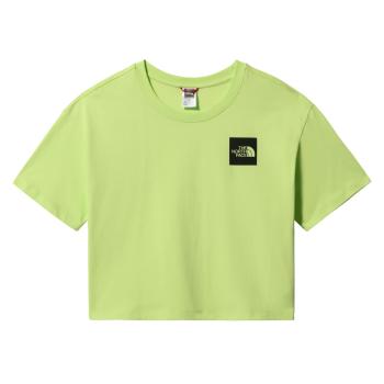 triko THE NORTH FACE W Cropped Fine Tee, Sharp Green velikost: M