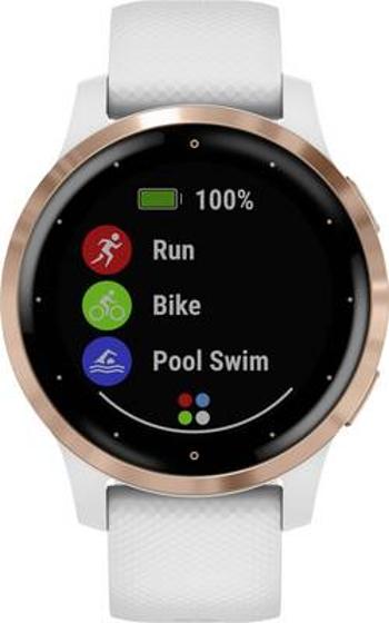 Chytré hodinky Garmin vivoactive 4 Small White/Rosegold