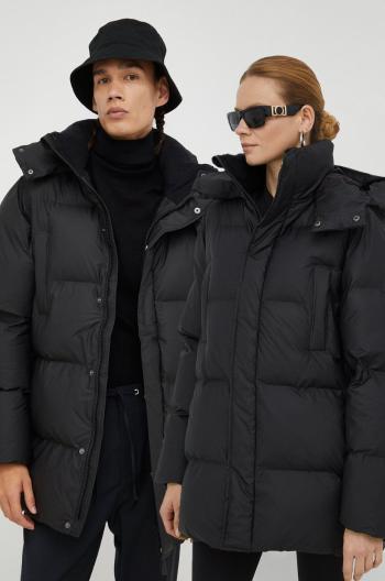 Bunda Rains 15040 Boxy Puffer Parka , černá barva, zimní