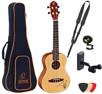 Ortega RU5-TE Deluxe SET Natural Tenorové ukulele