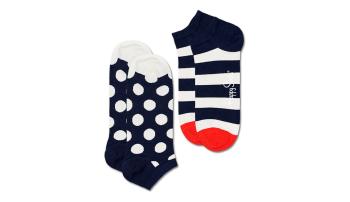 Happy Socks 2-PacK Big Dot Stripe Low Multicolor BDS02-6500