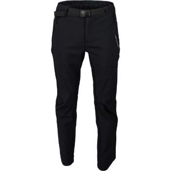 Northfinder KEENTH Pánské hybridní softshellové kalhoty, černá, velikost XL