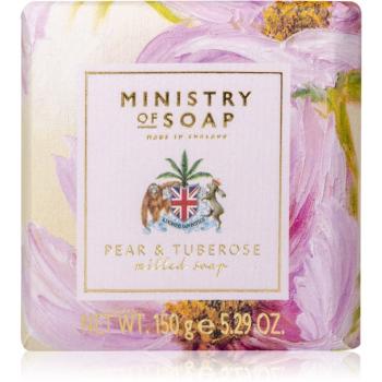 The Somerset Toiletry Co. Ministry of Soap Oil Painting Spring tuhé mýdlo na tělo Pear & Tuberose 150 g