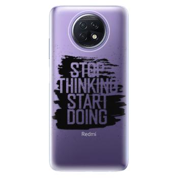 Odolné silikonové pouzdro iSaprio - Start Doing - black - Xiaomi Redmi Note 9T