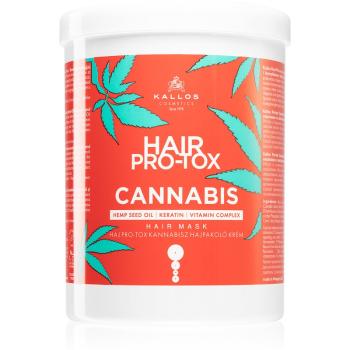 Kallos Hair Pro-Tox Cannabis regenerační maska na vlasy s konopným olejem 1000 ml