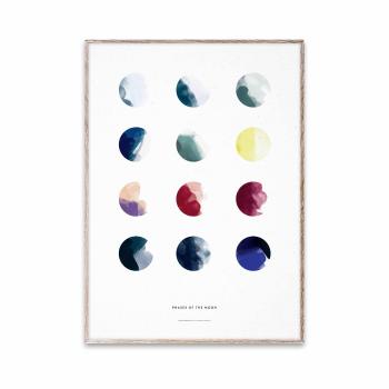 Plakát Moon Phases – 30 × 40 cm