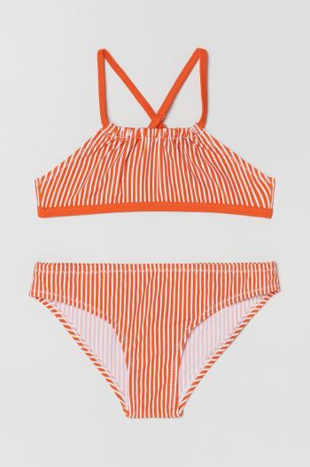 Dvoudílné dětské plavky OVS oranžová barva
