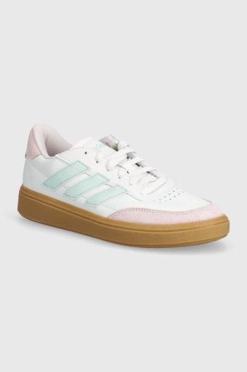 Dětské sneakers boty adidas COURTBLOCK bílá barva, ID6497