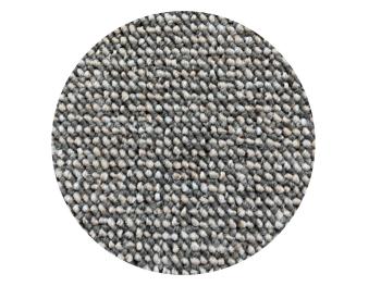 Vopi koberce  100x100 (průměr) kruh cm Kusový kruhový koberec Porto šedý - 100x100 (průměr) kruh cm Šedá