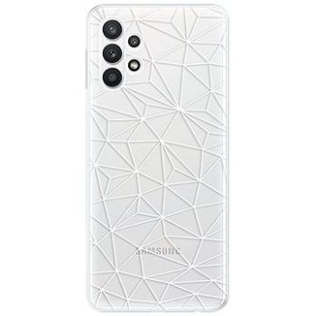 iSaprio Abstract Triangles 03 - white pro Samsung Galaxy A32 5G (trian03w-TPU3-A32)