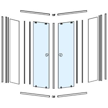 AQUALINE Sklo pro HLF808Y, pohyblivá část NDHLF808Y-2