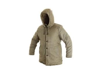 Pánský zimní kabát JUTOS, khaki, vel. 62, 60-62