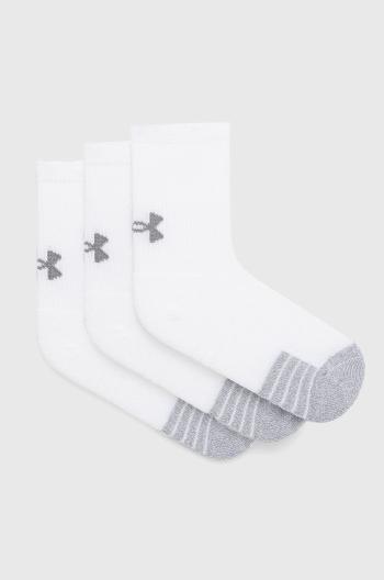 Dětské ponožky Under Armour bílá barva