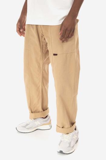 Bavlněné kalhoty Gramicci Gadget Pant hnědá barva, jednoduché, G105.OGT-brown