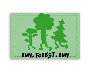 Fotoobraz 60x40 cm malý Run forest run