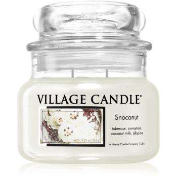 Village Candle Snoconut vonná svíčka (Glass Lid) 262 g