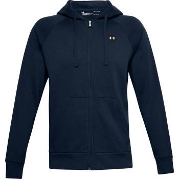 Pánská mikina Under Armour Rival Fleece FZ Hoodie  Academy  L