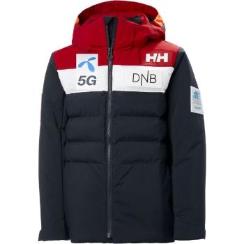Helly Hansen JR CYCLONE JACKET Chlapecká lyžařská bunda, tmavě modrá, velikost 10