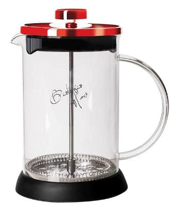 BERLINGERHAUS Konvička na čaj a kávu French Press 350 ml  Burgundy Metallic Line BH-1496