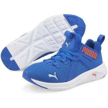 Puma ENZO 2 WEAVE JR Chlapecké volnočasové boty, modrá, velikost 38