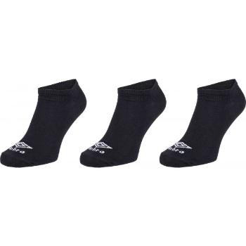 Umbro NO SHOW LINER SOCK 3 PACK Ponožky, černá, velikost 43-47