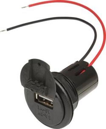 Vestavná zásuvka Power USB EV s víčkem ProCar, Proudová zatížitelnost (max.) 3 A, Vhodný pro USB A