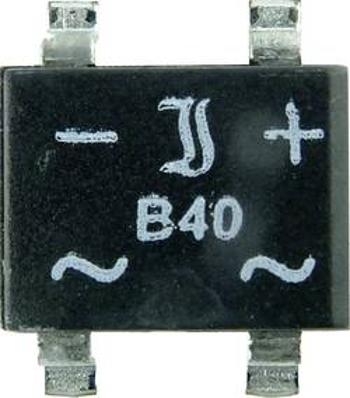 SMD můstkový usměrňovač Diotec B40S, U(RRM) 80 V, U(FM) 40 V, 1 A