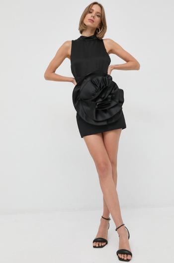 Sukně Elisabetta Franchi černá barva, mini, pouzdrová