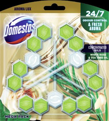 Domestos Aroma Lux White Rose & Tea Tree Oil WC blok 3 x 55 g