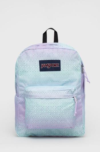 Batoh Jansport tyrkysová barva, velký, vzorovaný