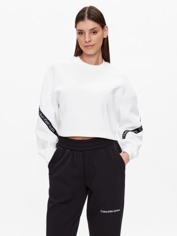 Calvin Klein dámská bílá mikina - XS (YAF)