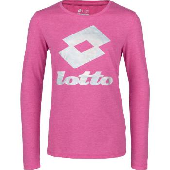 Lotto SMART G TEE LS JS Dívčí tričko, růžová, velikost XL